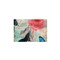 Wrapables Large Foldable Tote Nylon Reusable Grocery Bags, Rose and Butterfly